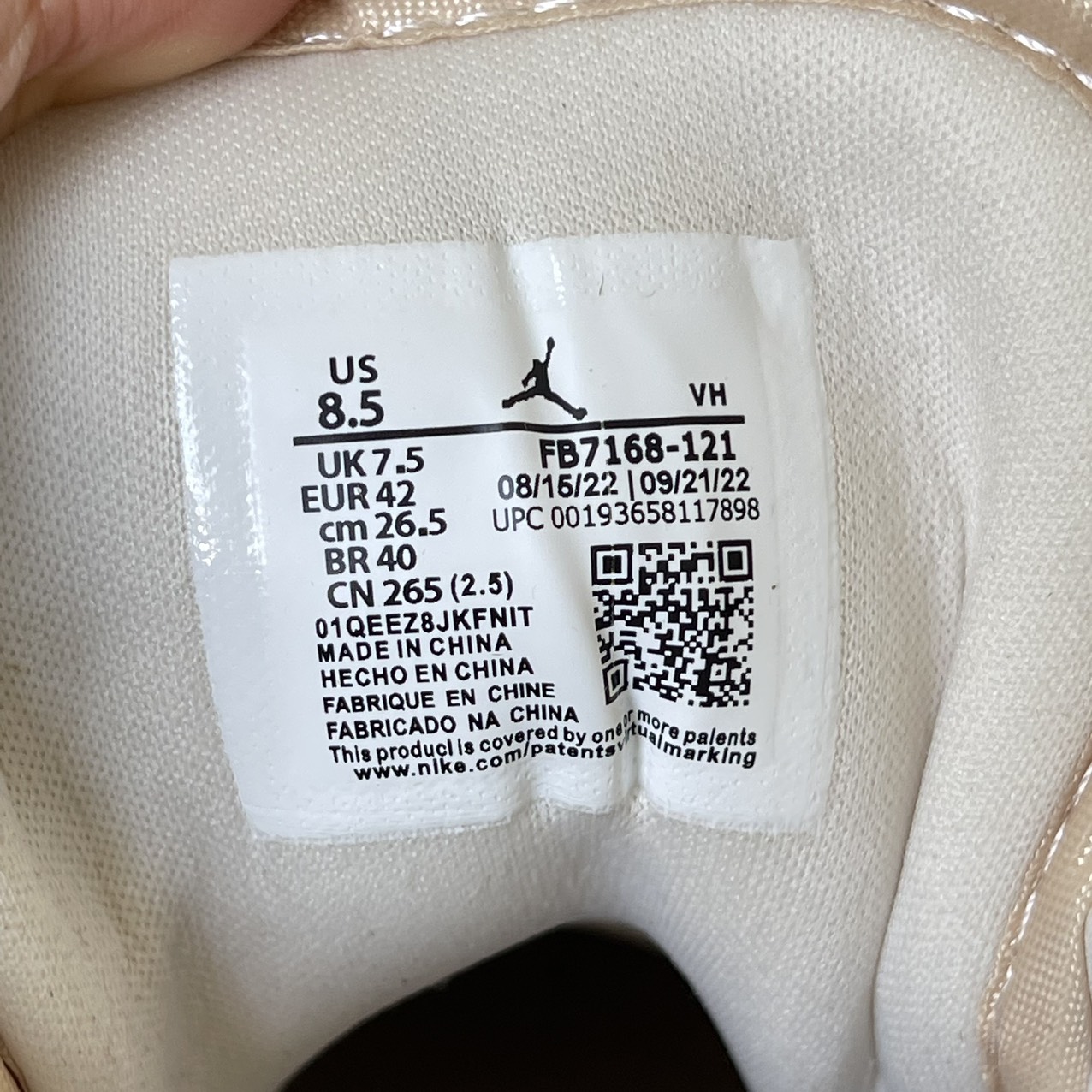 Giày Nike Air Jordan 1 Low SE Heavy Tan Leather Like Auth