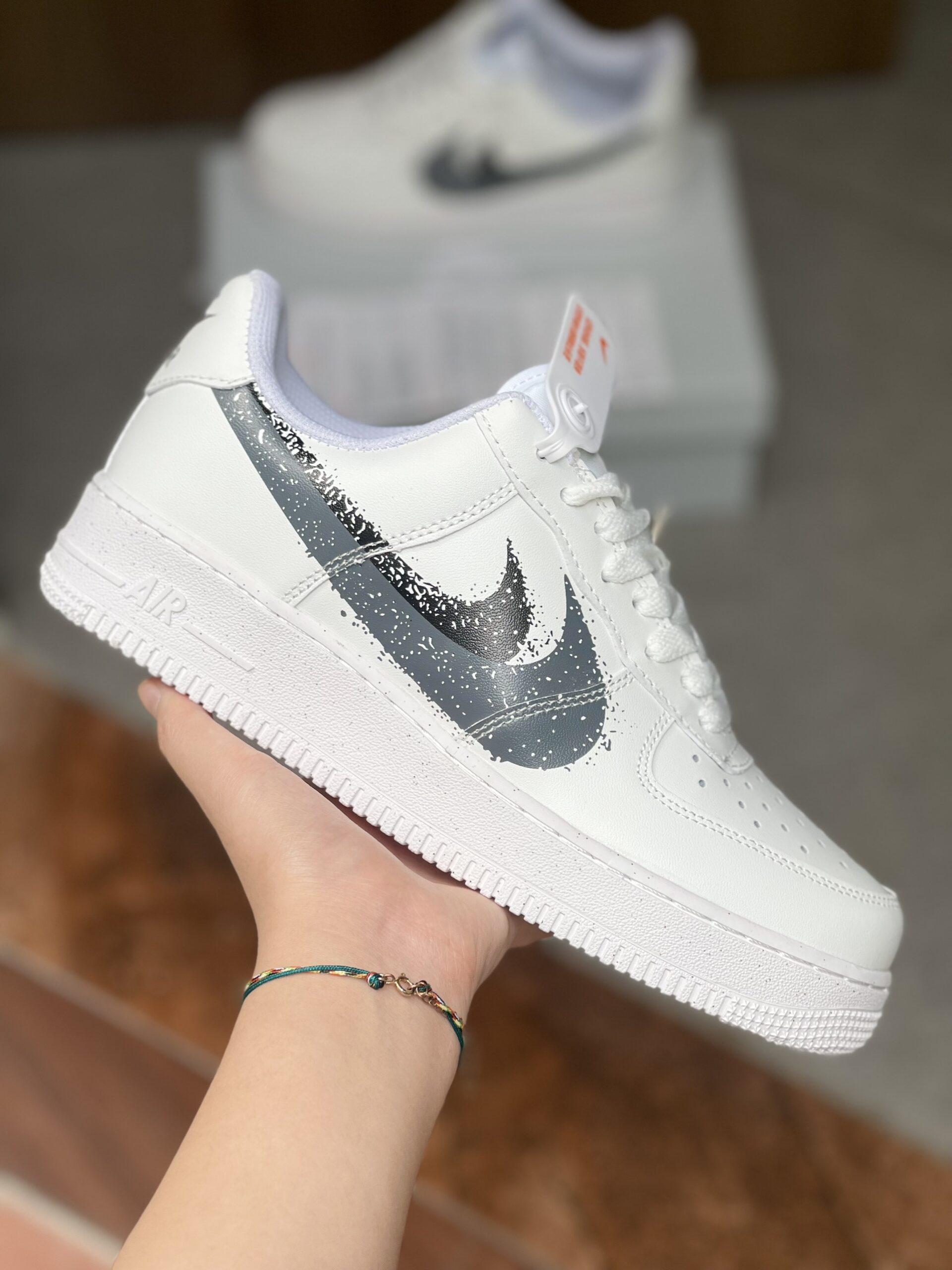 Giày Nike Air Force 1 Low 07 Cool Gray Like Auth