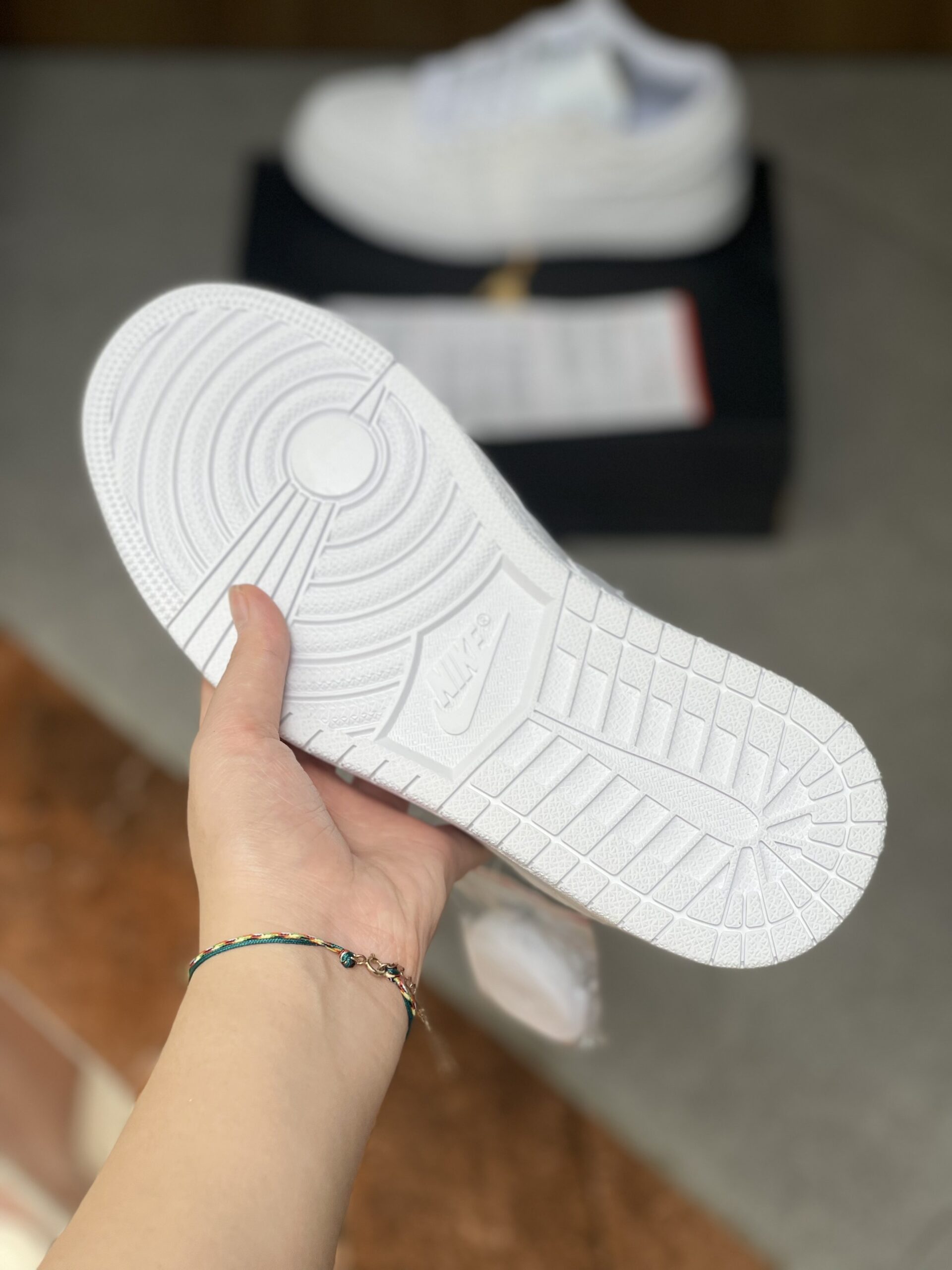 Giày Nike Air Jordan 1 Low Full White Best Quality