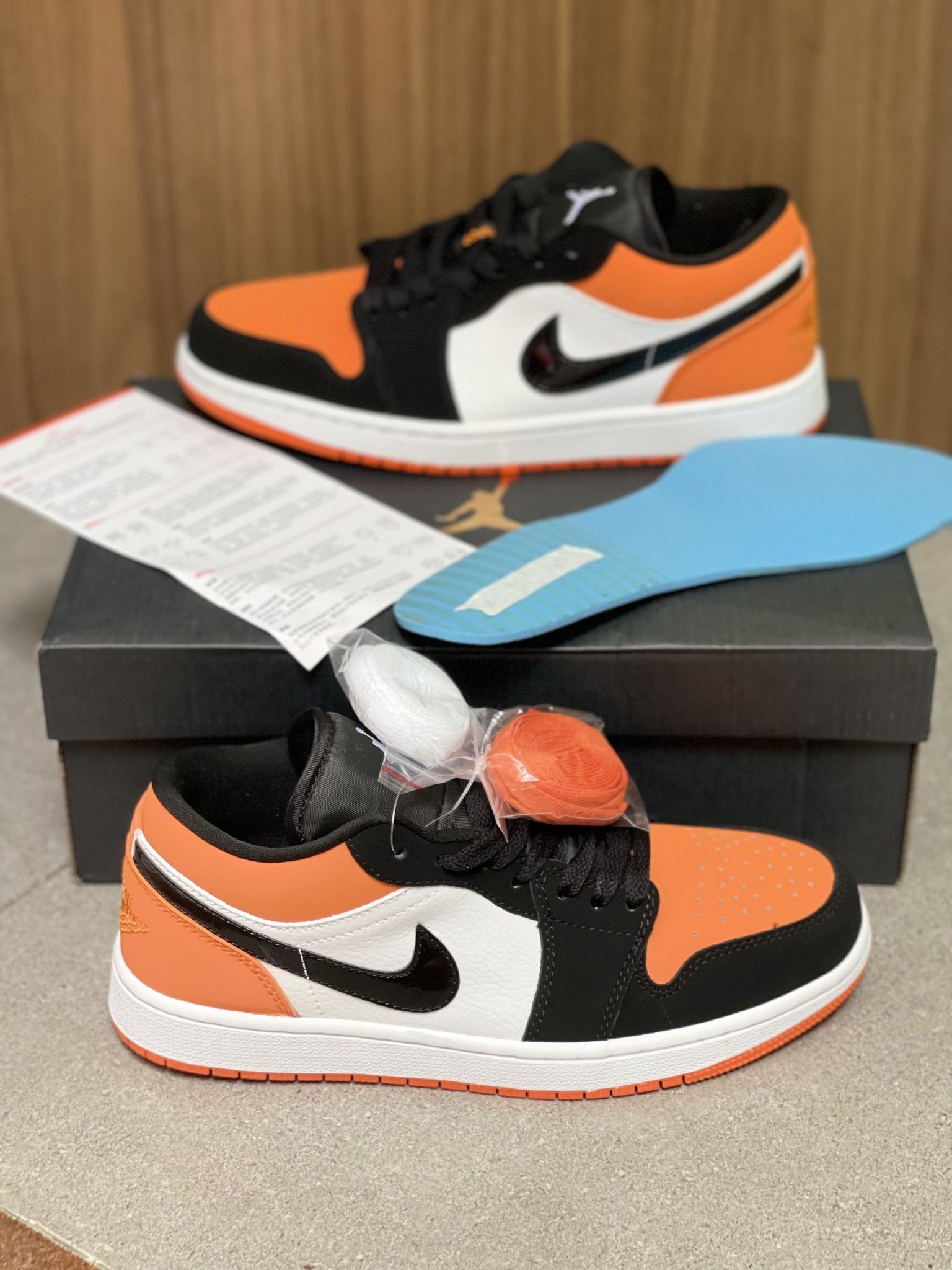 Giày Jordan 1 Orange Rep 1:1 chuẩn phiên bản gốc