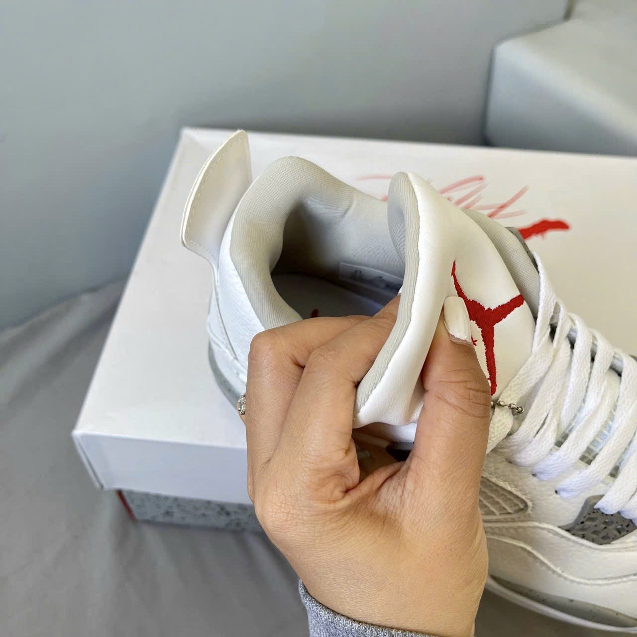 Giày Nike Air Jordan 4 Retro White Oreo Best Quality
