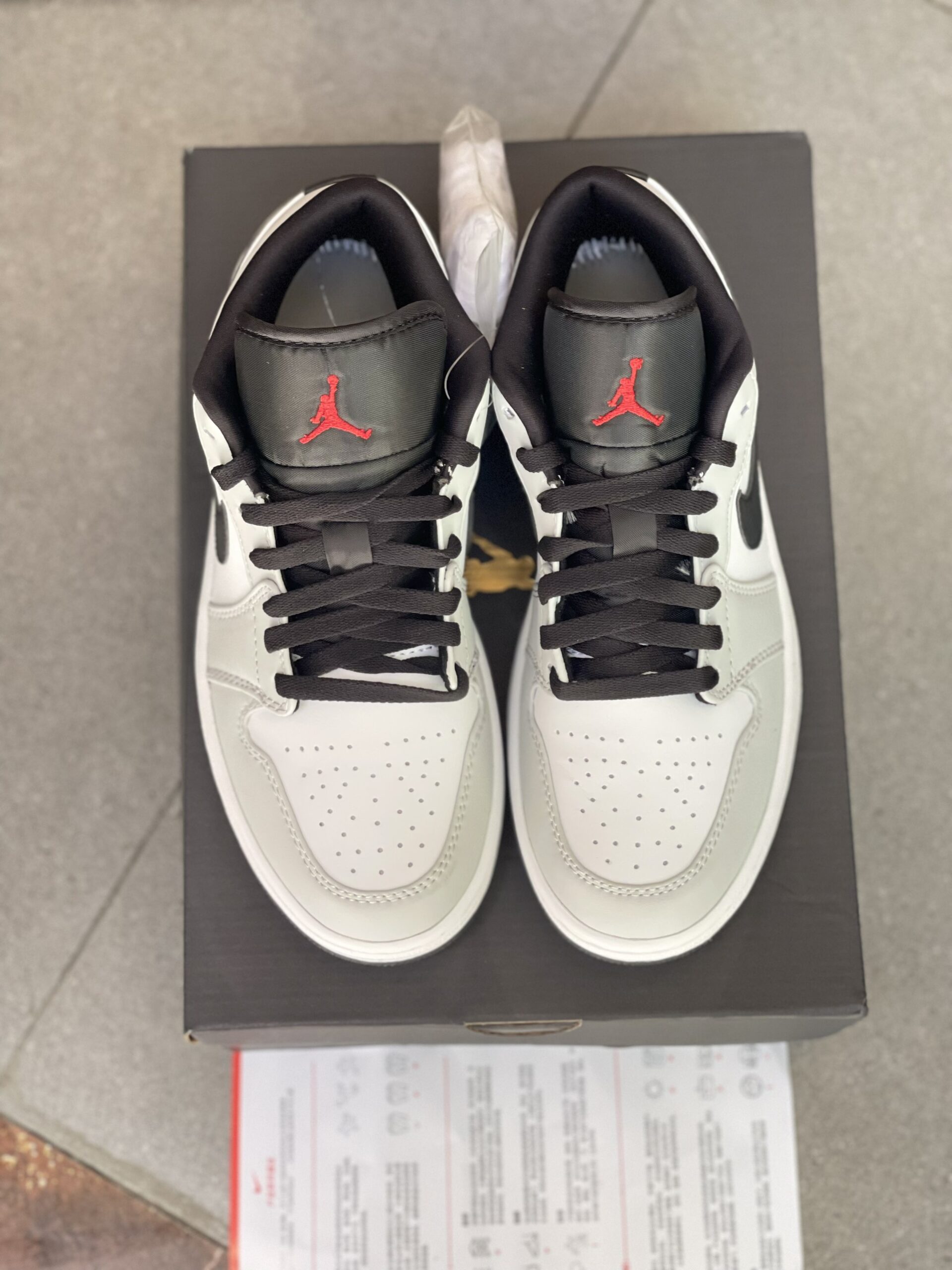 Nike Air Jordan 1 Low Light Smoke Grey Like Auth