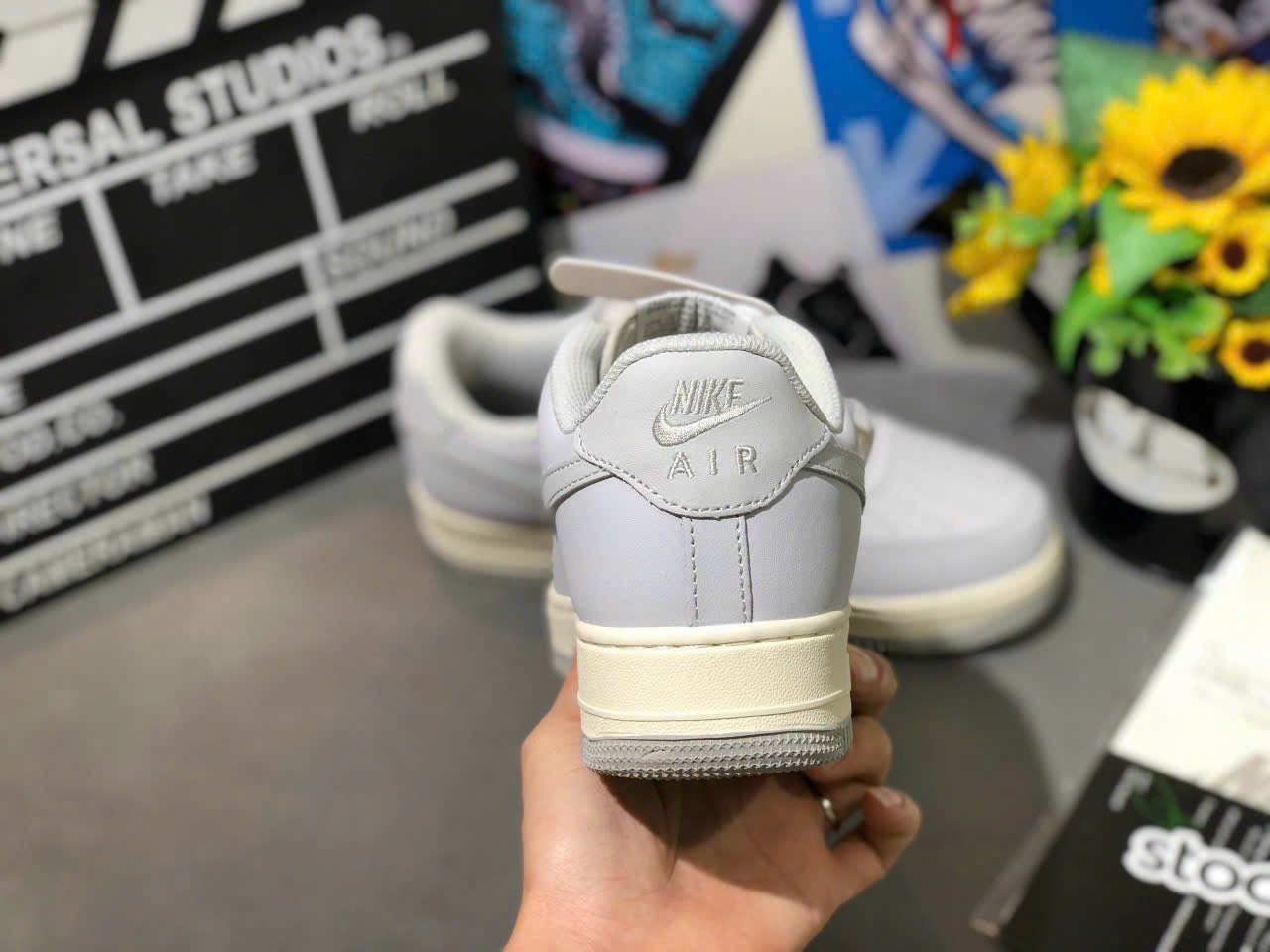 Giày Nike Air Force 1 Low Full Grey Siêu Cấp