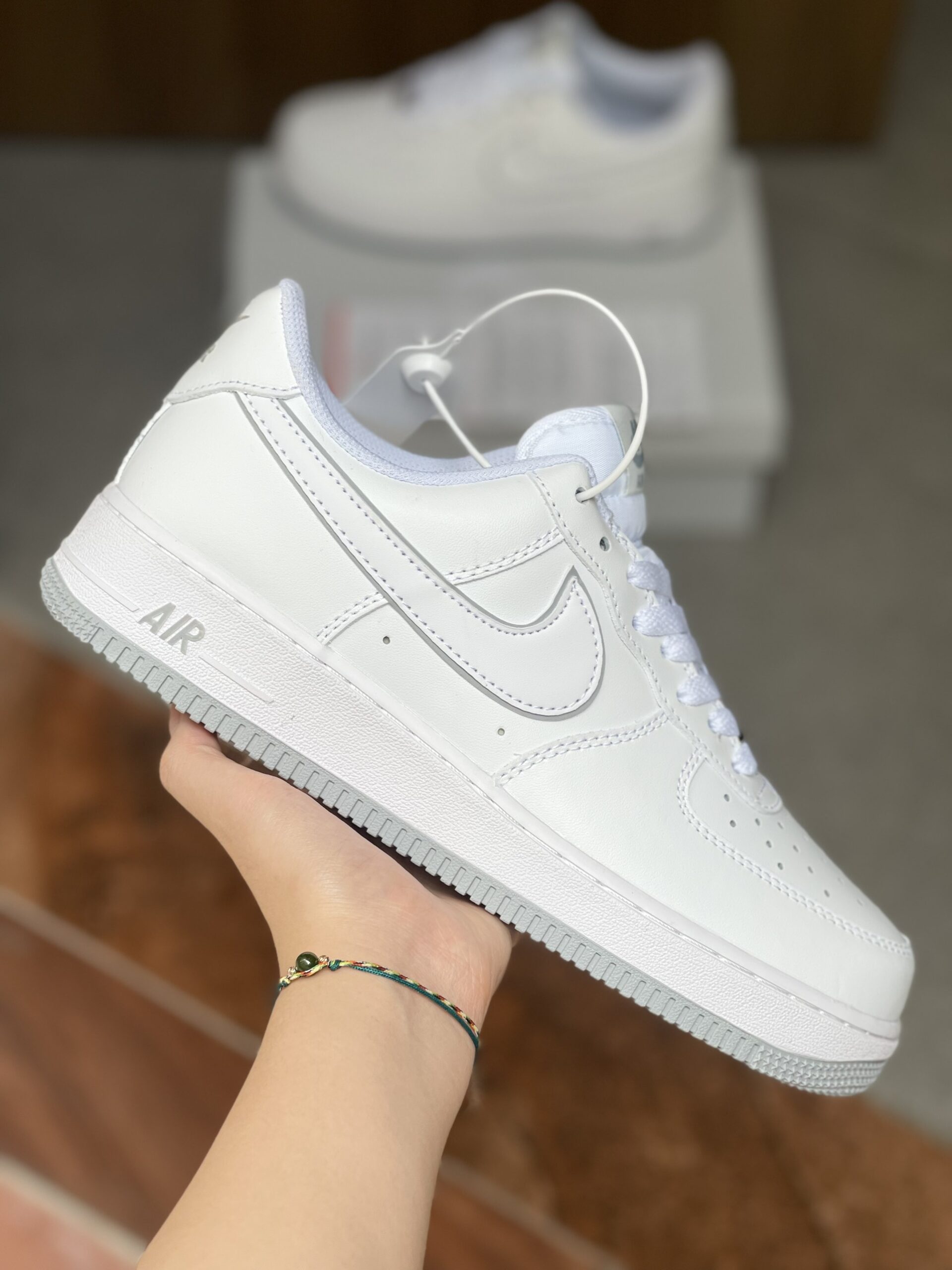 Giày Nike Air Force 1 Low White Grey Best Quality