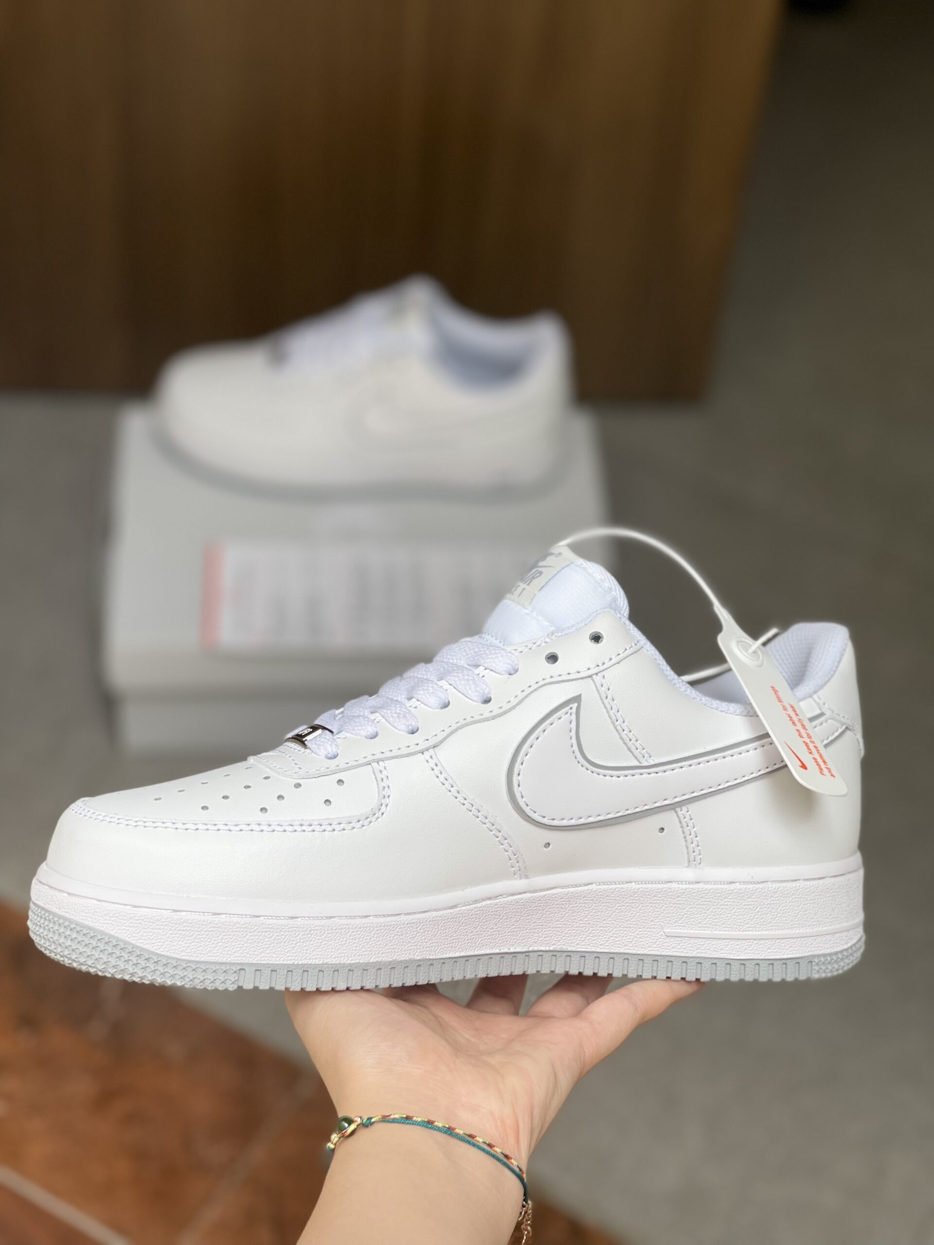 Giày Nike Air Force 1 Low White Grey Best Quality