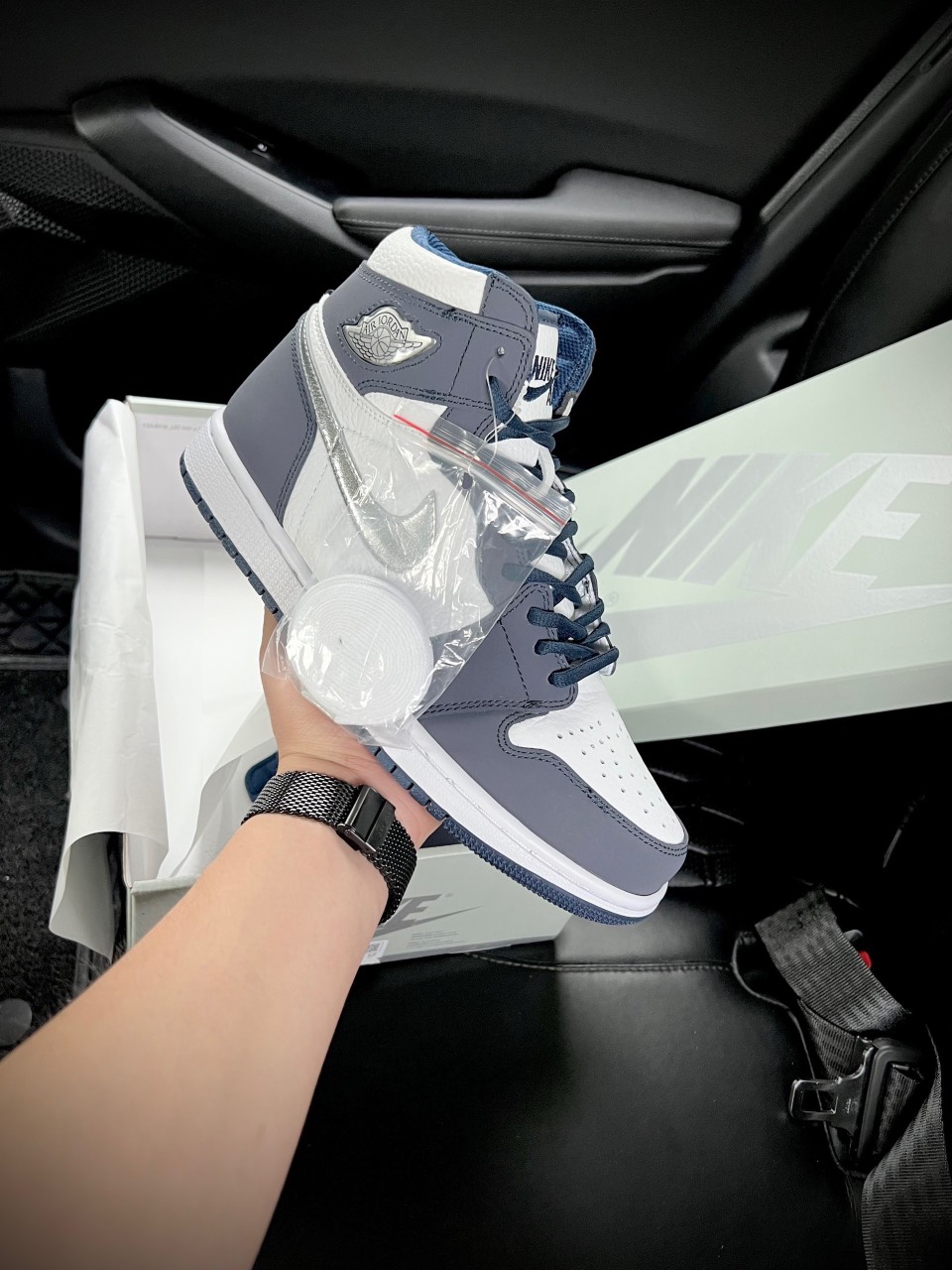Giày Nike Air Jordan 1 High OG Japan Midnight Navy Best Quality