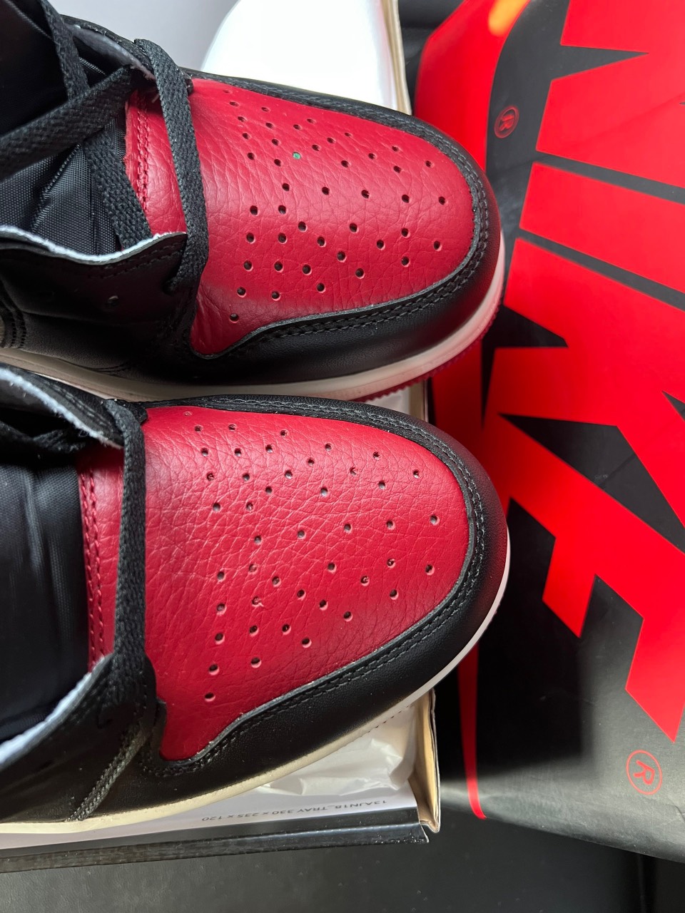 Giày Nike Air Jordan 1 Retro High Og Bred Toe Best Quality