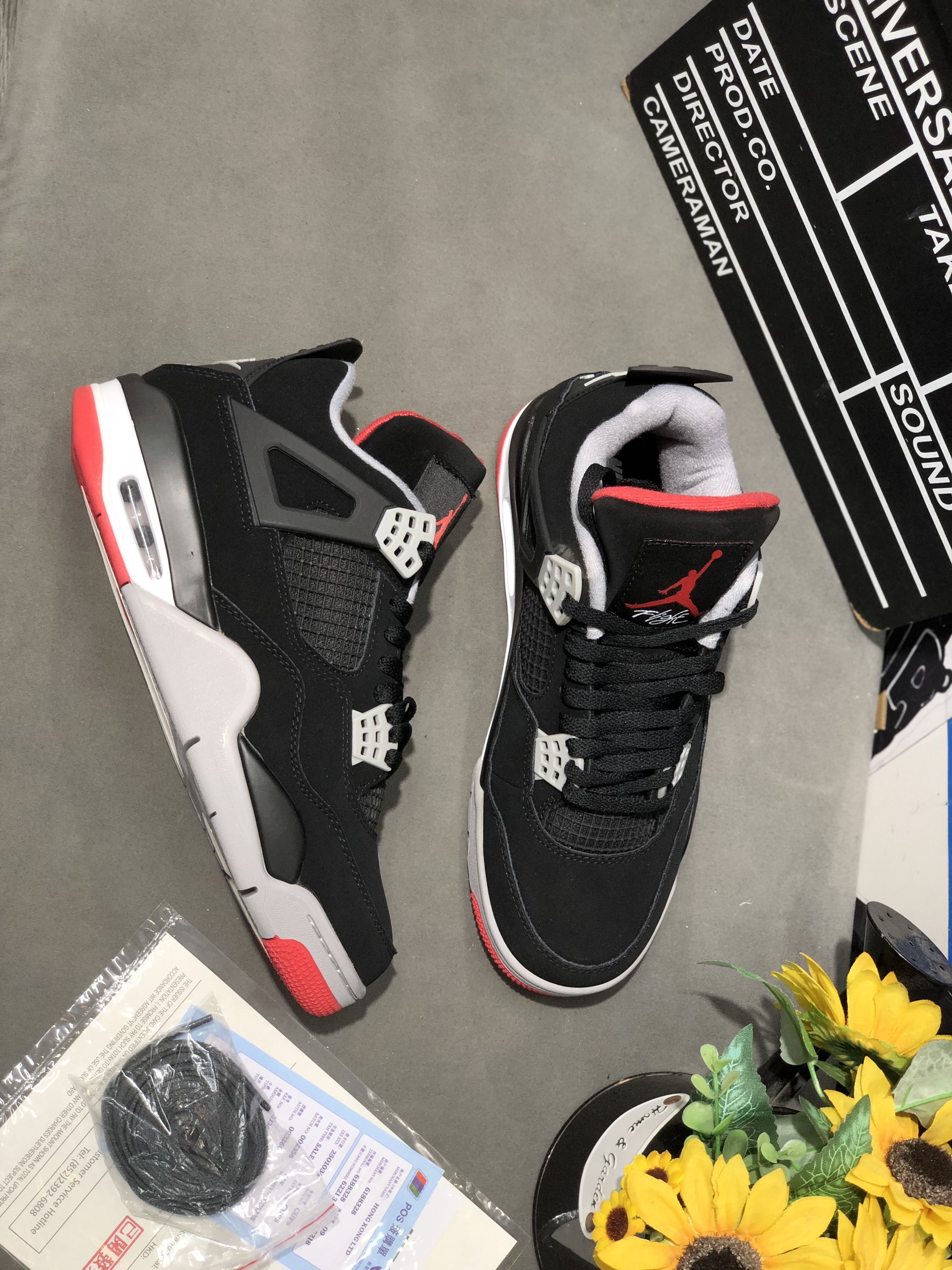 Giày Nike Air Jordan 4 Retro Bred Like Auth