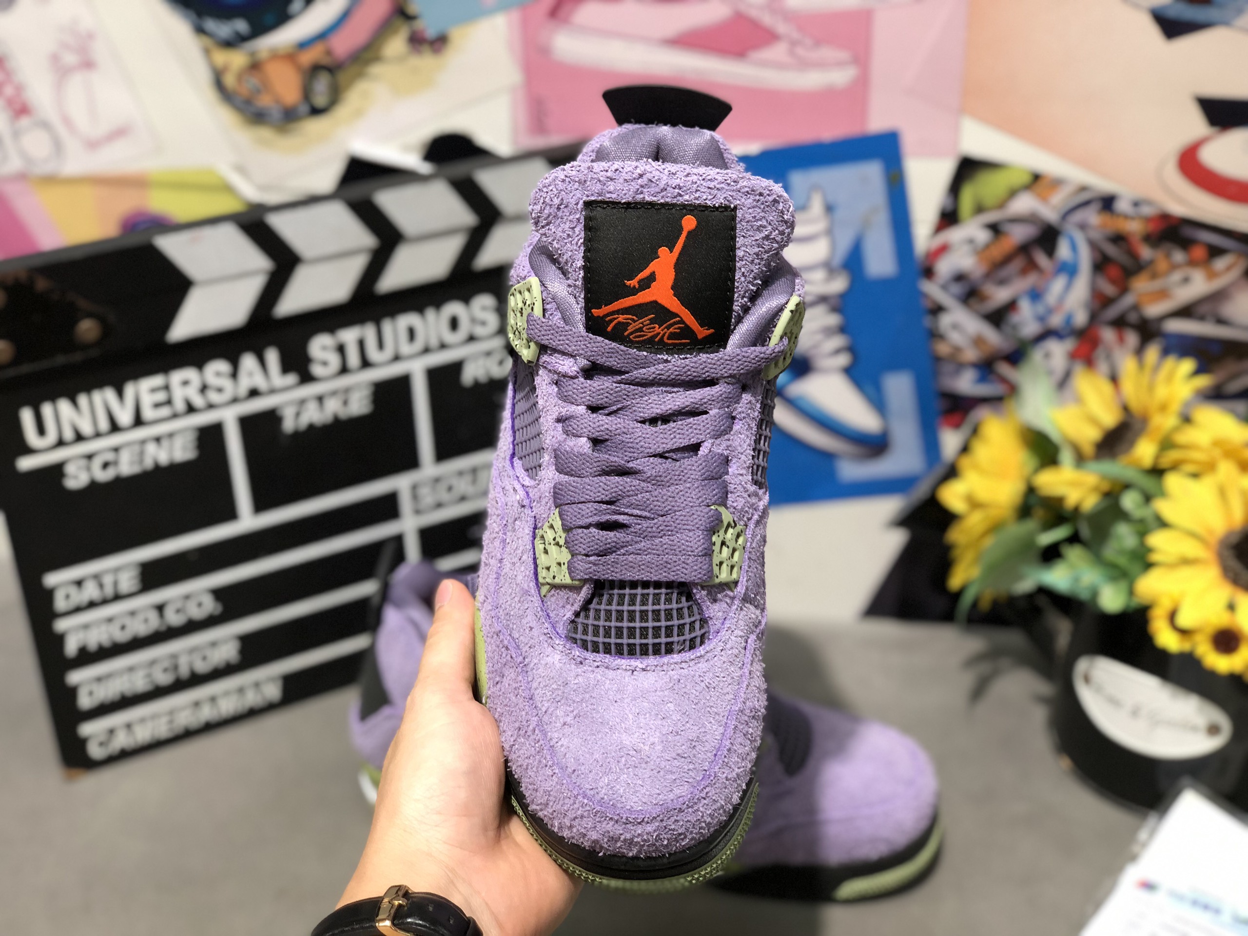 Giày Nike Air Jordan 4 Retro Canyon Purple Like Auth