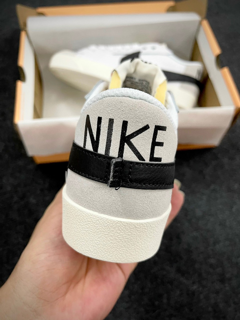 Giày Nike Blazer Low 77 Jumbo White Black Siêu Cấp