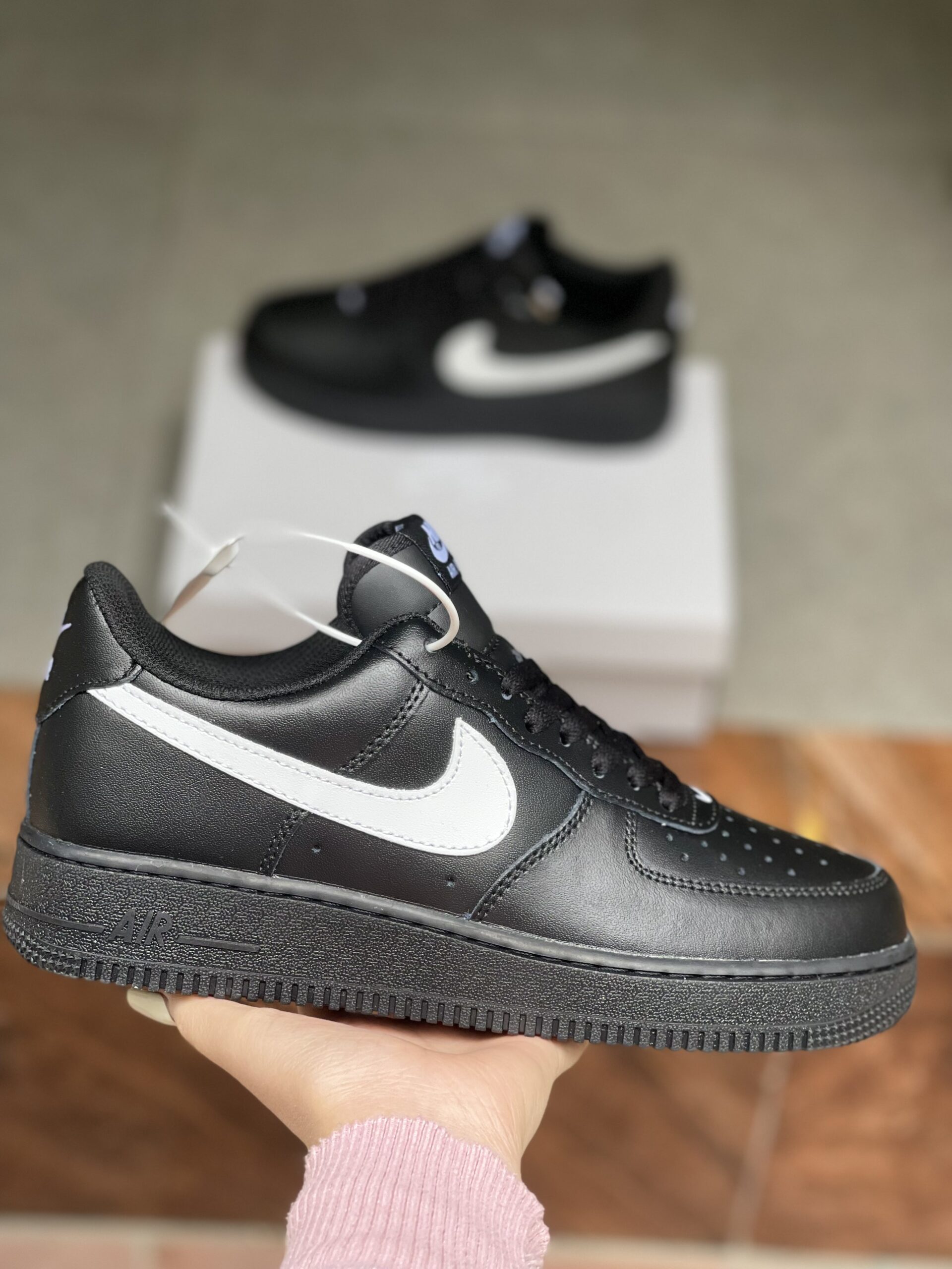 Giày Nike Air Force 1 Low Black White Best Quality