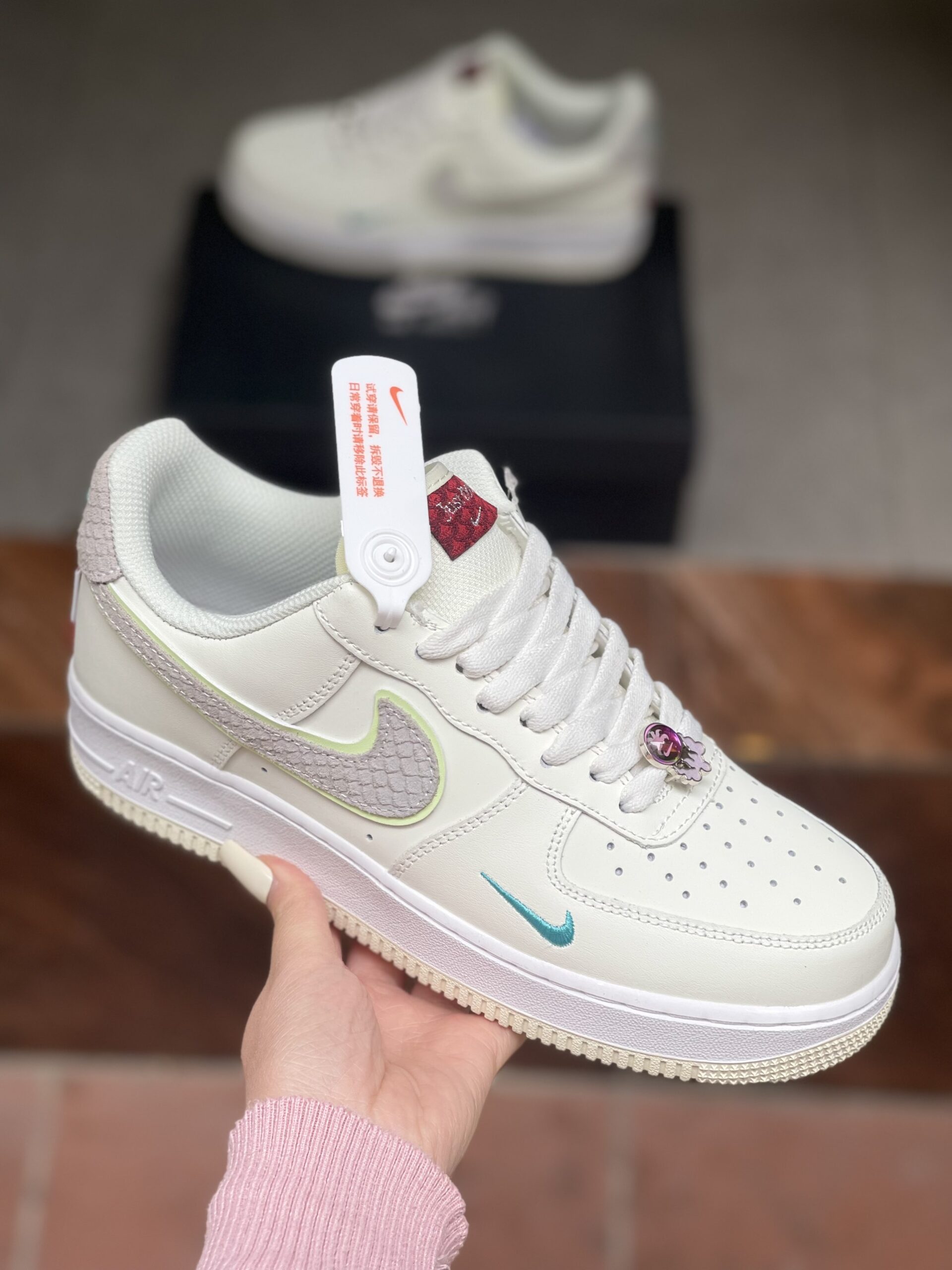 Giày Nike Air Force 1 Low White Green Best Quality