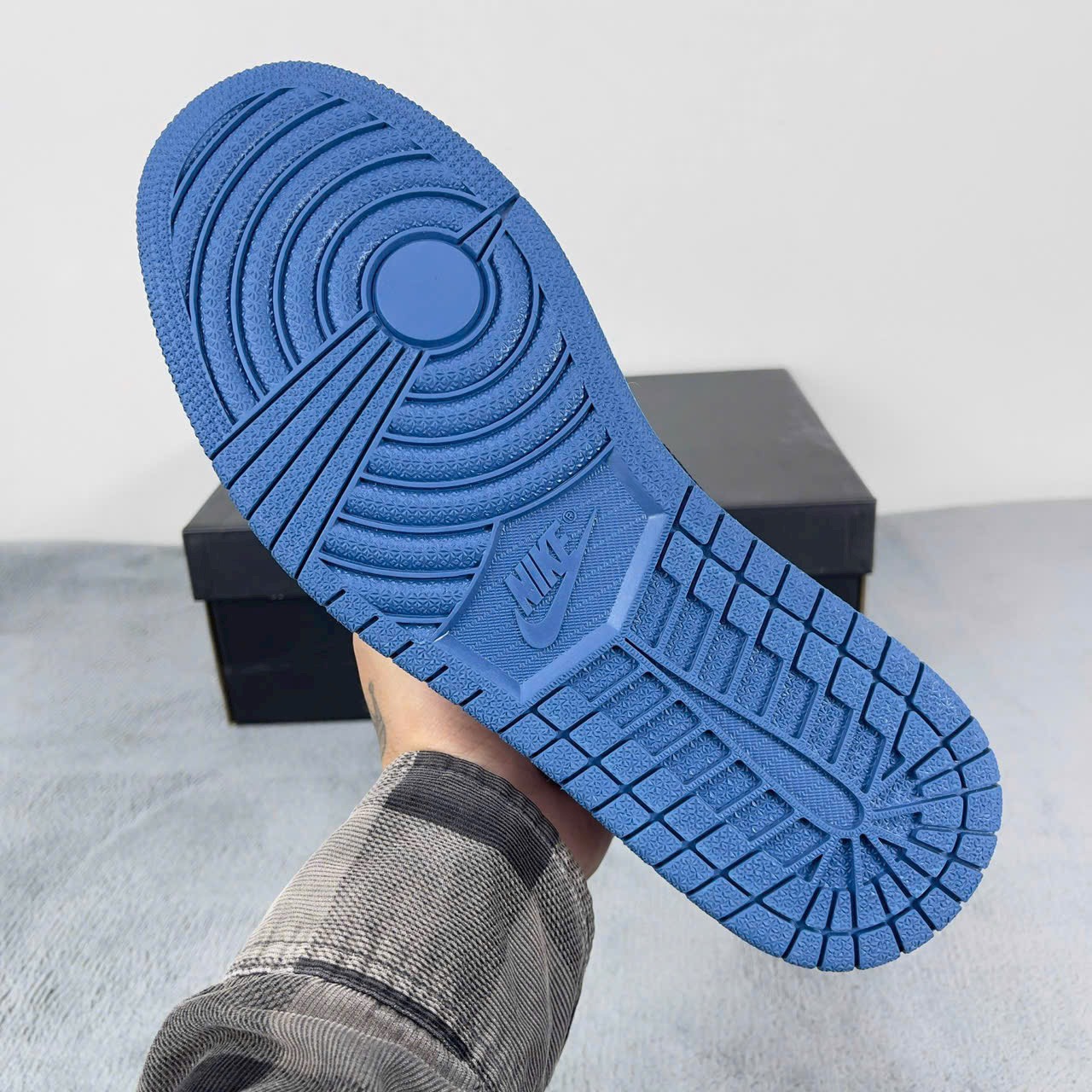 Giày Nike Air Jordan 1 Low Blue Sashiko Best Quality
