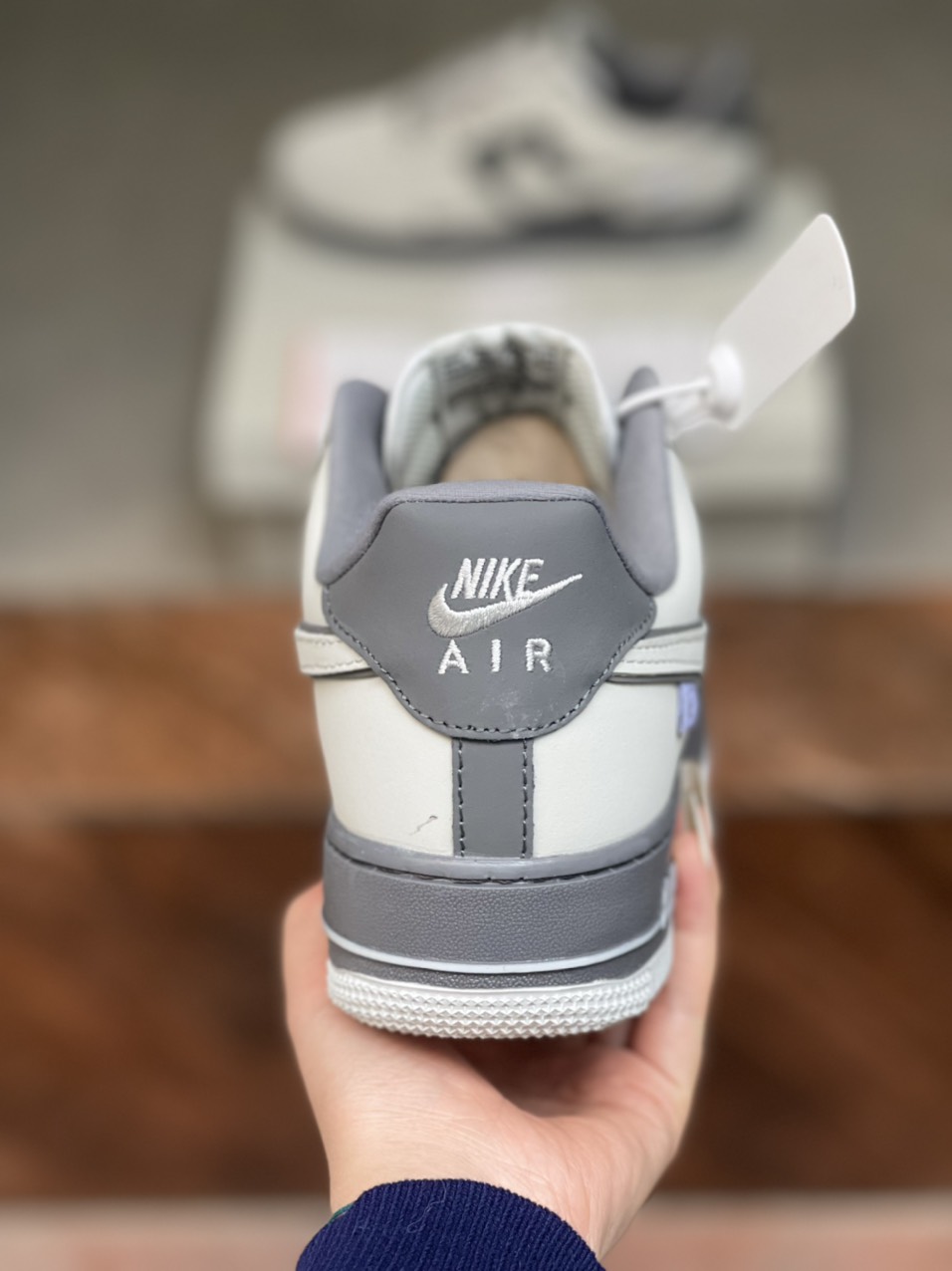 Giày Nike Air Force 1 Low White Grey Like Auth